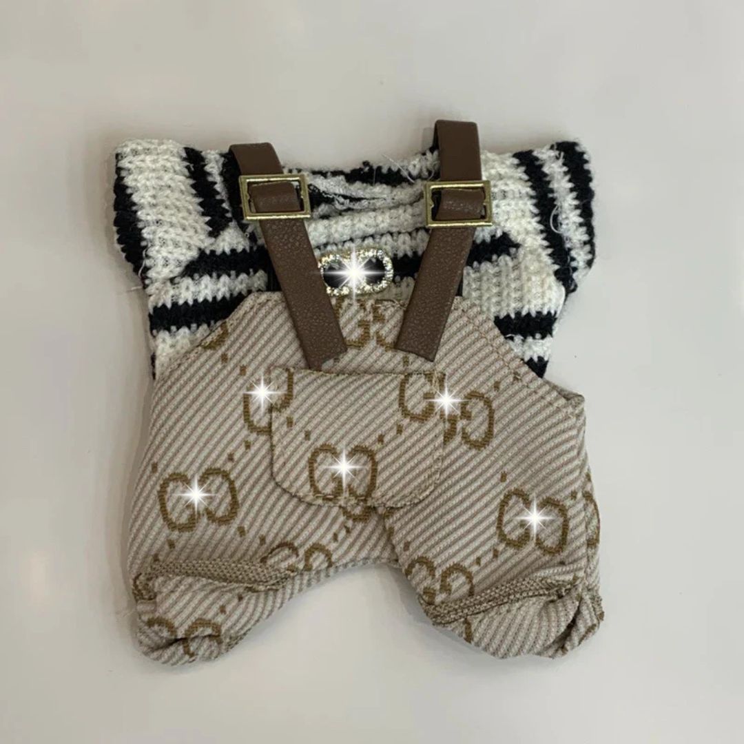 Labubu DR GC exclusive design overalls two-piece suit