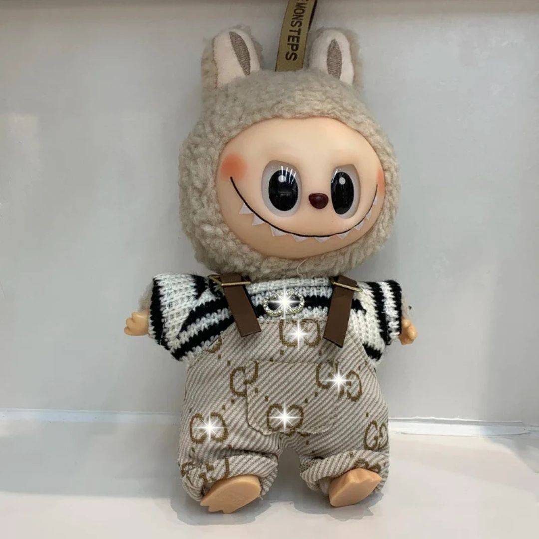 Labubu DR GC exclusive design overalls two-piece suit