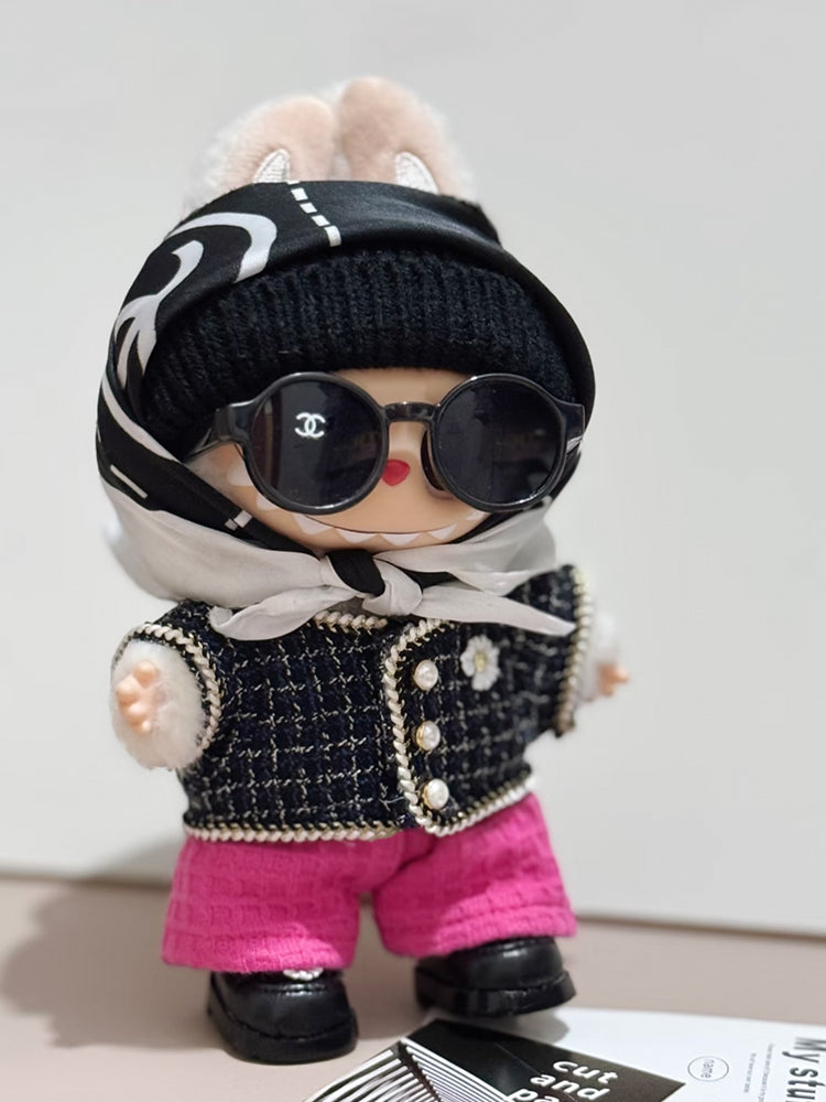 Labubu Clothes CNL GD-Urban BLACK HIPPOP Basic