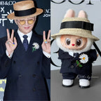 Labubu Clothes G-Dragon Deep Blue Daisy Suit Outfit