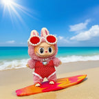Labubu Clothes Beach Resort Surfboard Suit