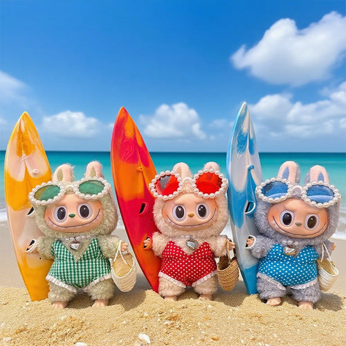 Labubu Clothes Beach Resort Surfboard Suit