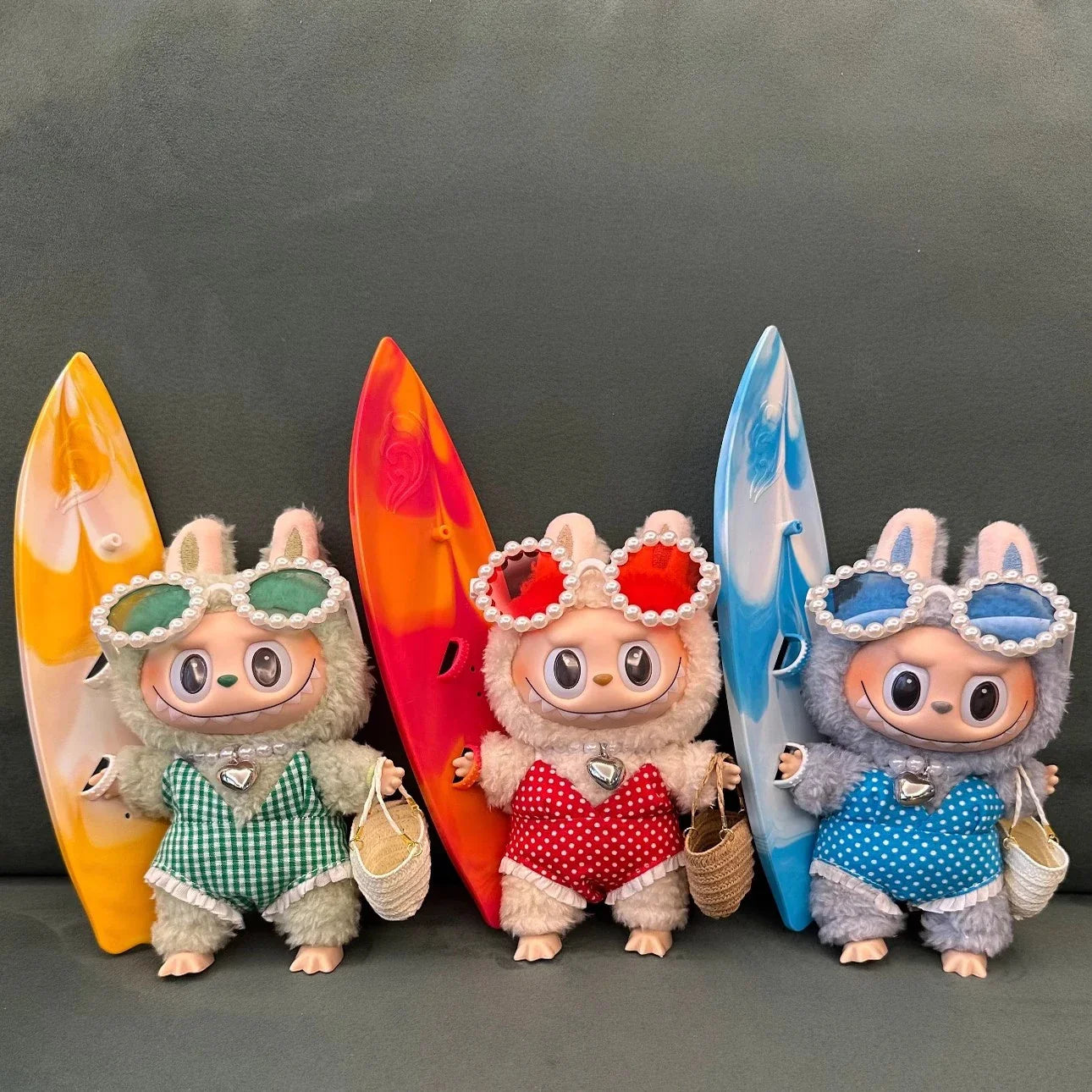 Labubu Clothes Beach Resort Surfboard Suit