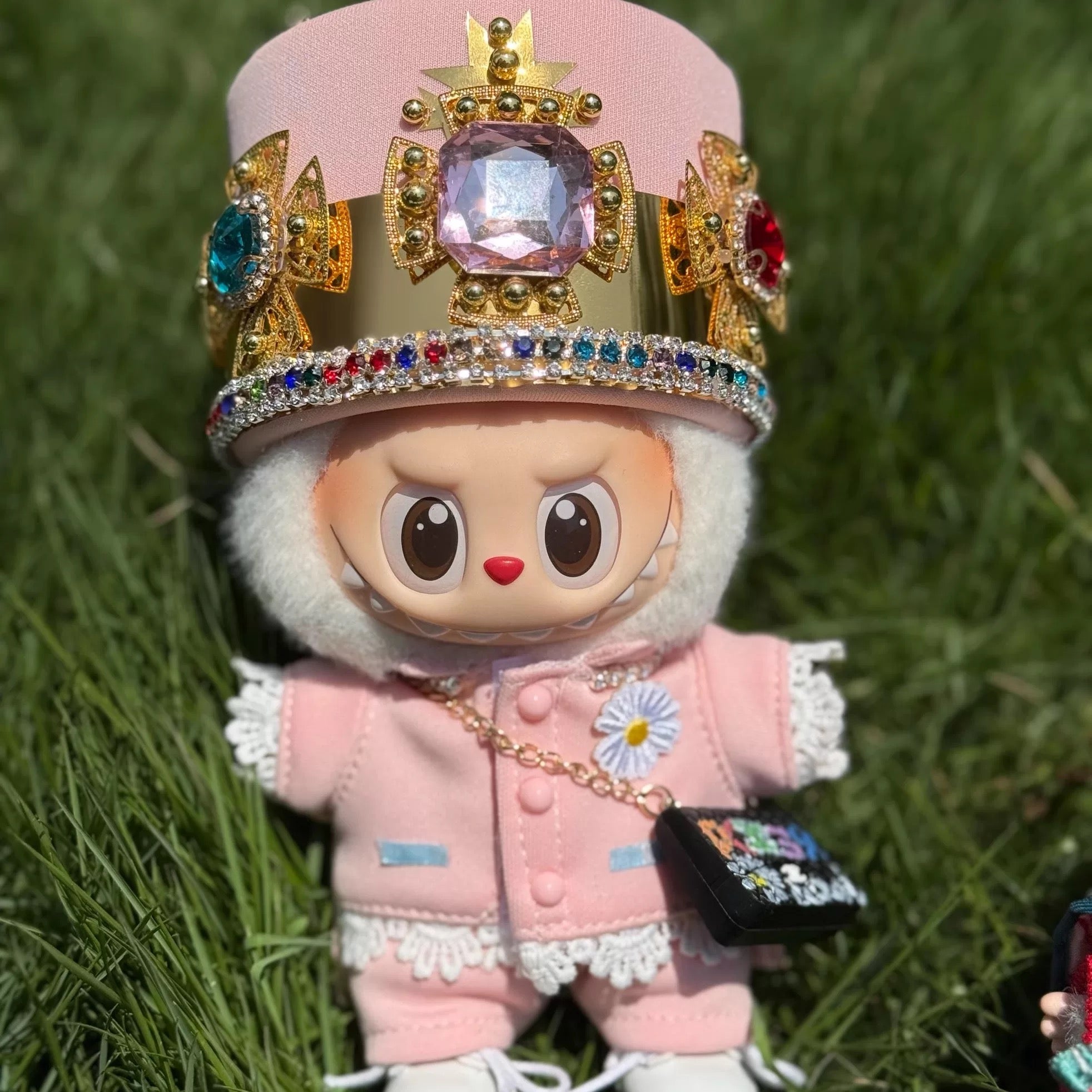 Labubu Clothes G-Dragon Pink Outfit at 2024 MAMA