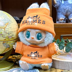 Labubu Herms Exclusive Orange Suit