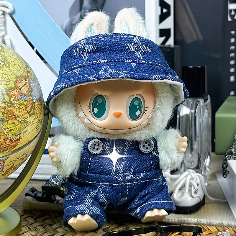 Labubu LV exclusive light blue denim